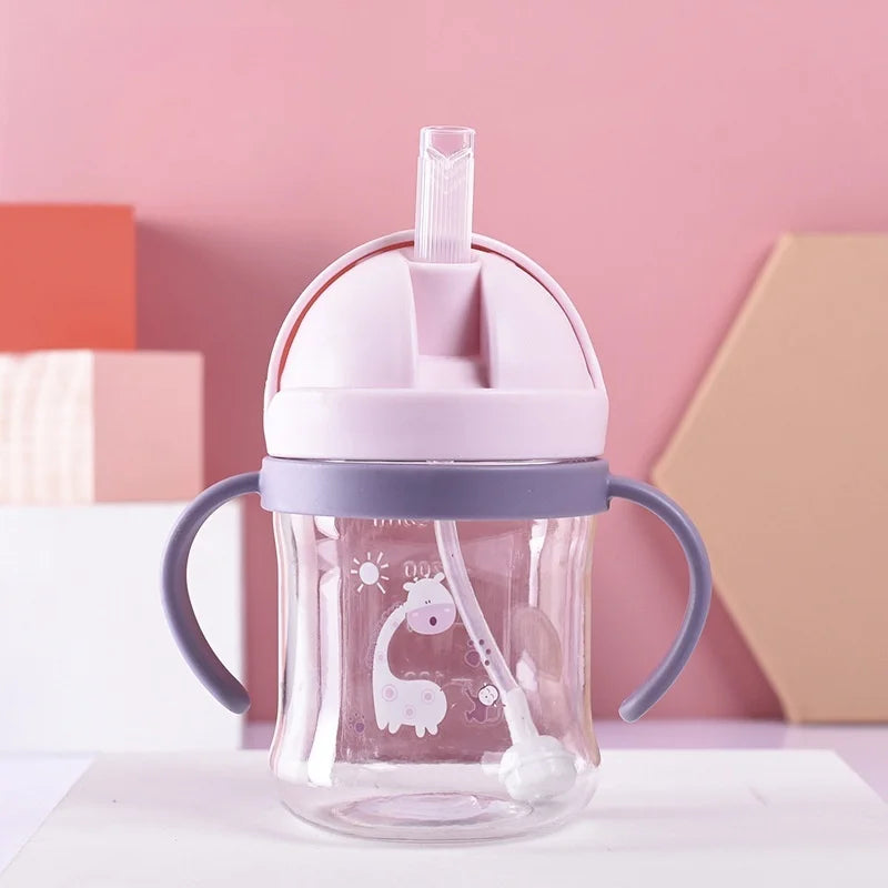 Baby Training Cup with Straw and Handles