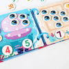 Montessori Quiet Book – Interactive Word Recognition & Early Learning Activity Book for Kids
