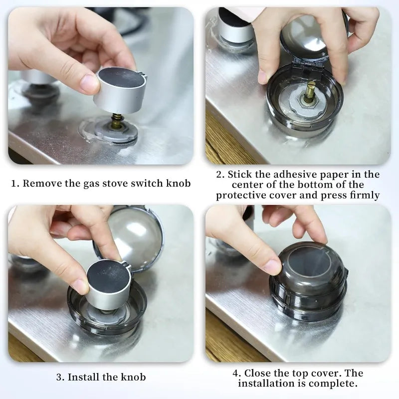 Child Safety Stove Knob Covers for Gas and Electric Ranges