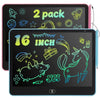 16-Inch LCD Writing Tablet for Kids (2-Pack)