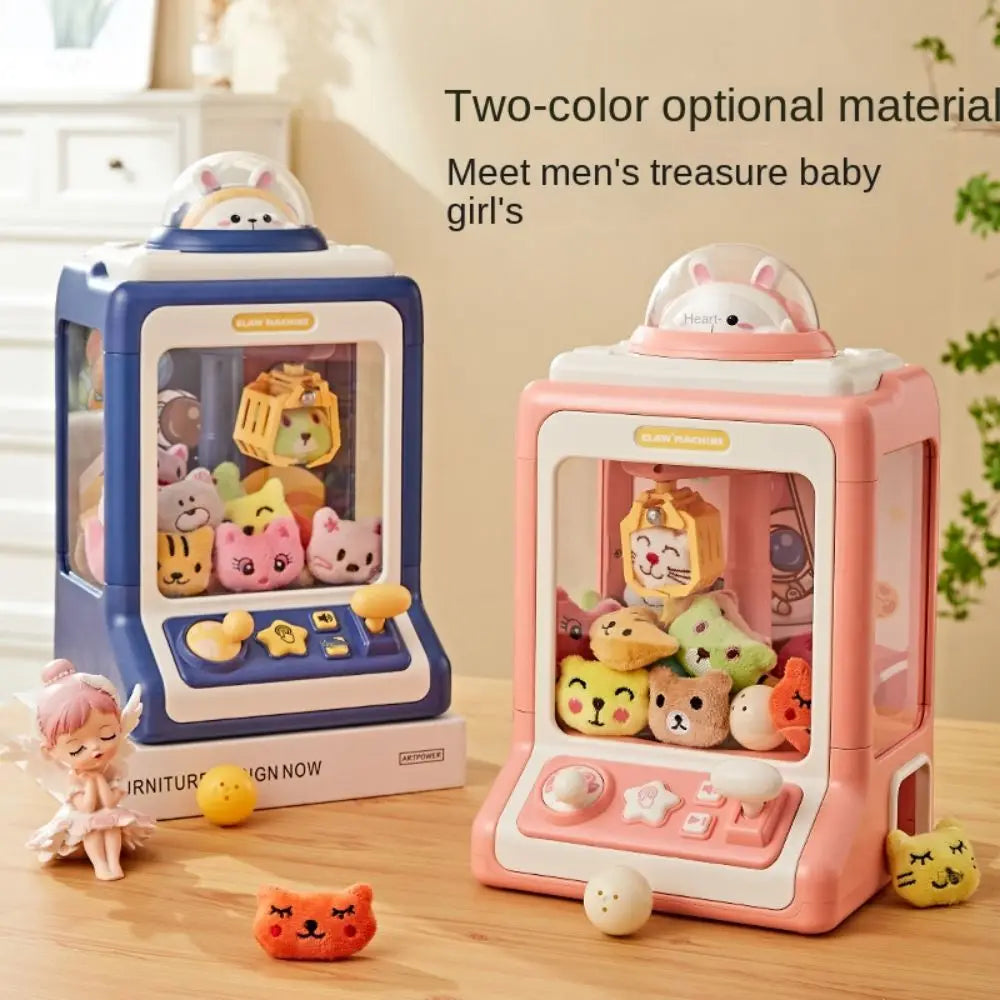 Mini Claw Machine Toy with Lights and Music for Kids