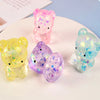Glitter Gummy Bear Stress Relief Squishy Toy