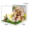 DIY Wooden Miniature Dollhouse Coffee Shop Kit