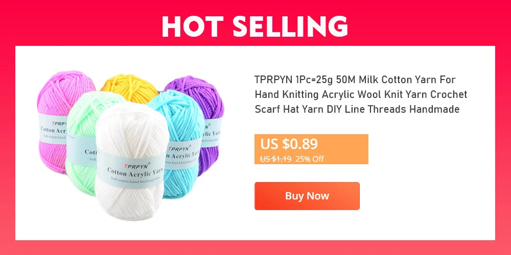 A collection of brightly colored cotton yarn skeins for hand knitting and crochet projects.