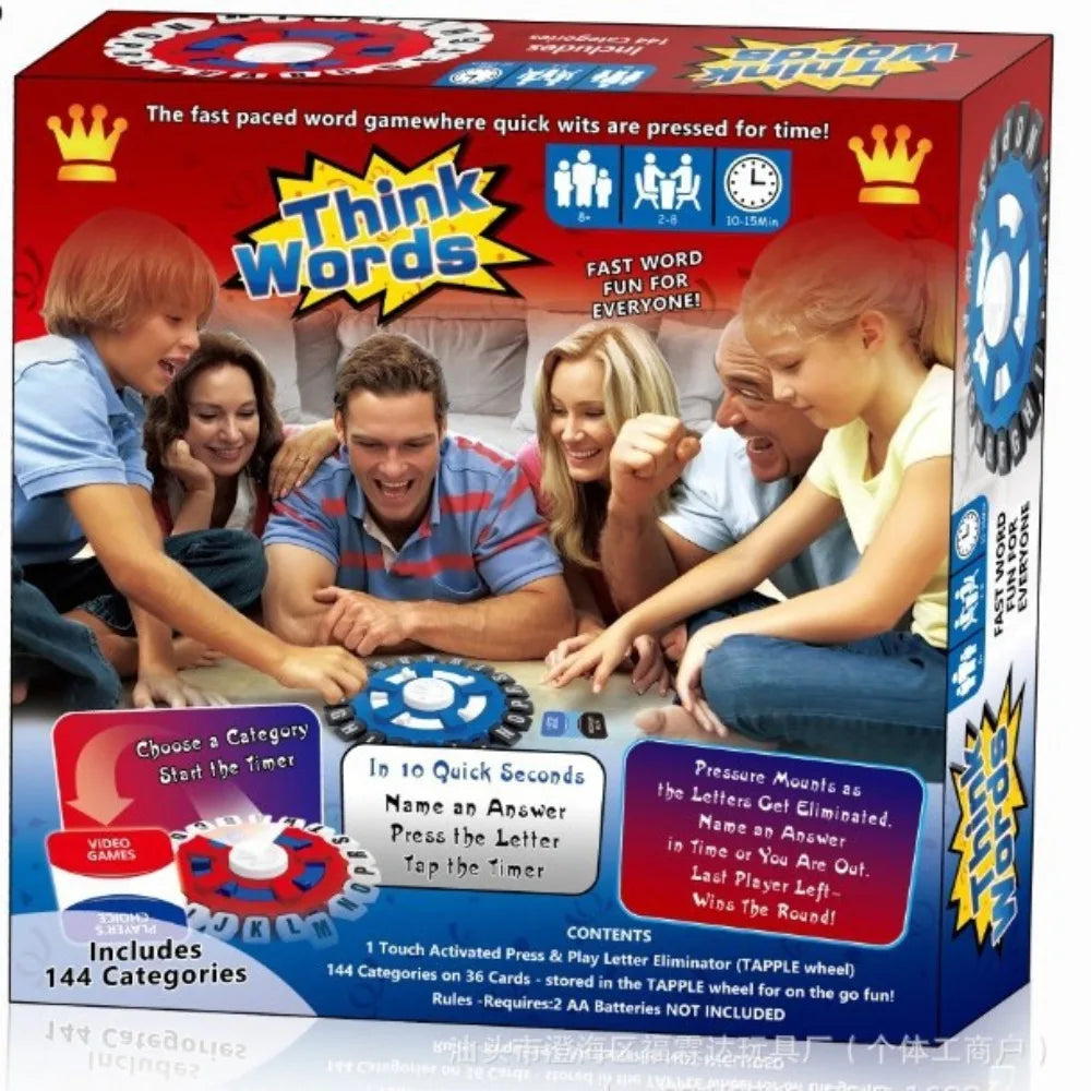 Crazy Letter Game – Interactive Spelling Board Game for Kids & Teens