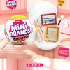 ZURU Mini Brands Masterpieces collectible ball featuring miniature art pieces and wooden sculptures