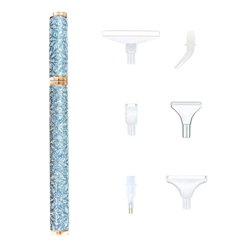 Glitter Diamond Painting Pen Set with 6 Interchangeable Tips