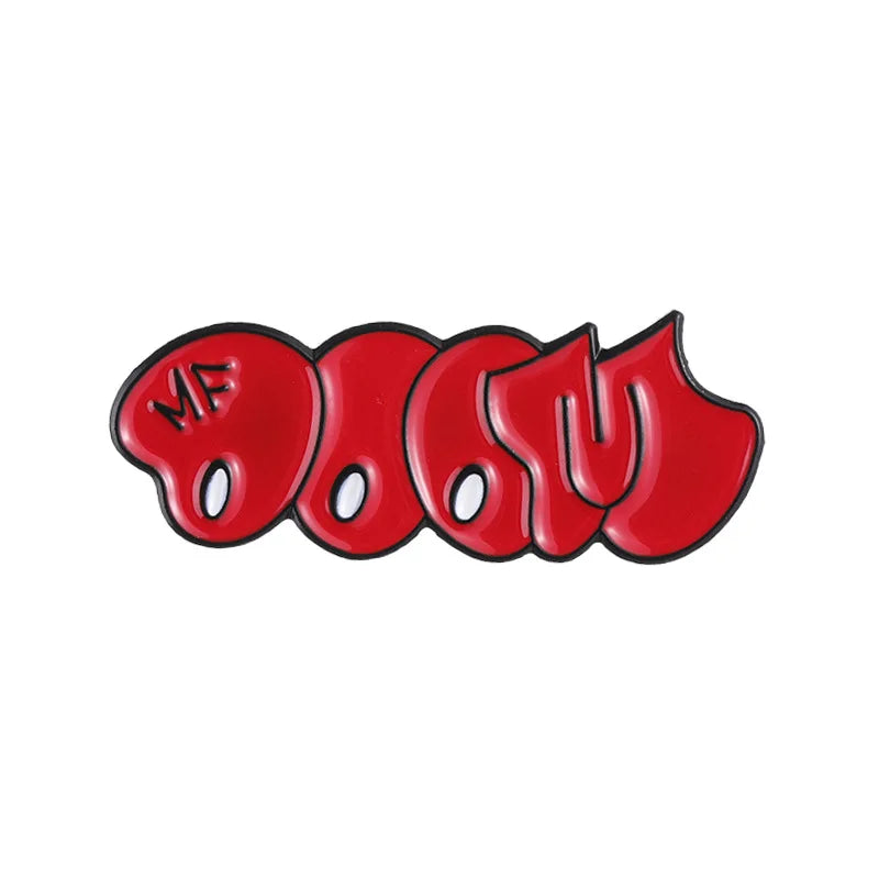 Retro Hip Hop Bubble Enamel Pin Brooch