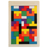 Colorful Wooden Tangram Puzzle – Educational Geometric Shape Toy