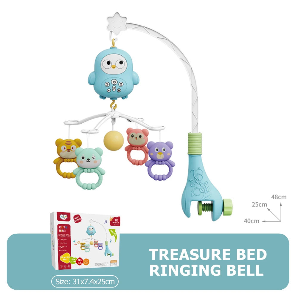 Soothing Musical Crib Mobile with Projector and Remote