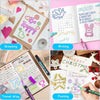 Double Line Glitter Marker Pens – Metallic Outline & Shimmer Set