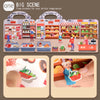 Reusable Sticker Book for Kids with Multi-Scene Bubble Jelly Stickers