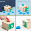 Wooden Montessori Object Permanence Toy for Toddlers