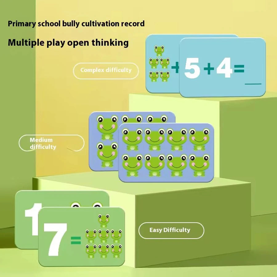 Frog Balance Math Game for Kids – Early Learning Addition & Subtraction Toy