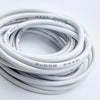 A coil of white flexible silicone tinned copper wire with various AWG gauges visible.