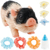 Realistic Soft Silicone Piglet Plush Toy
