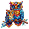 Embossed Owl Wooden Jigsaw Puzzle – Unique Shape, Premium Craftsmanship