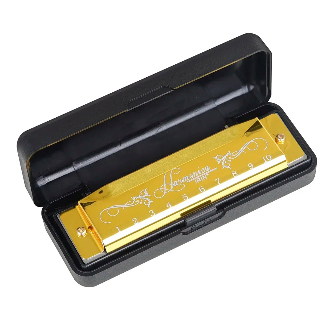 Colorful C Key Harmonica for Beginners – 10 Hole 20 Tone
