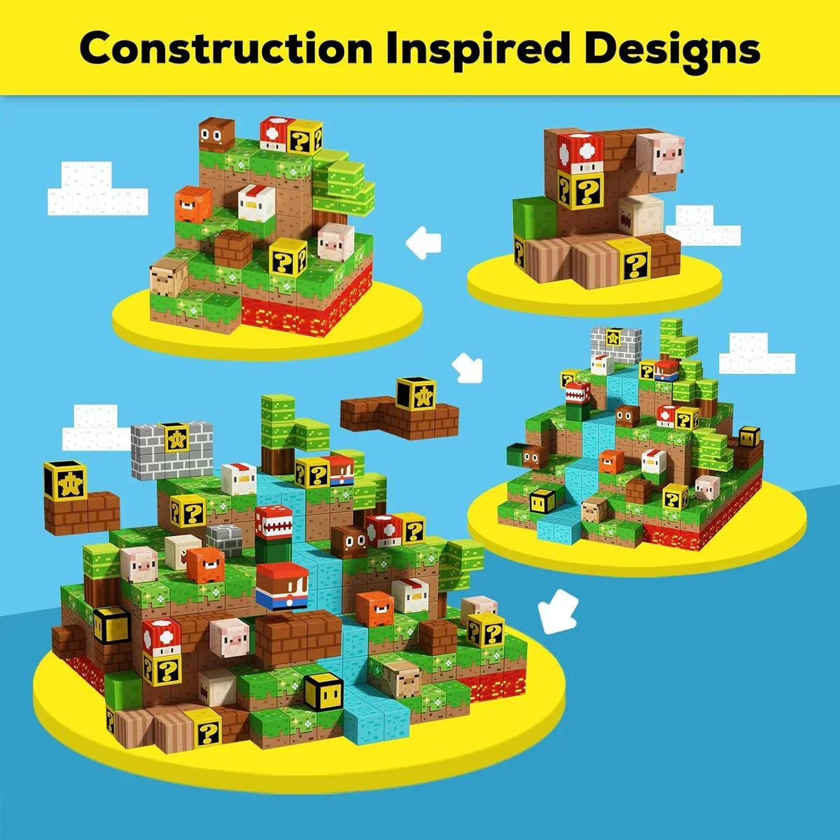 Magnetic Building Blocks Set for Kids – STEM Learning Toy