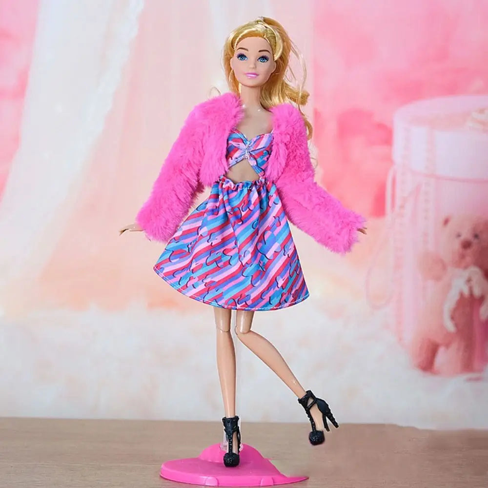 Cozy Winter Doll Outfit Set for 1/6 Scale Dolls