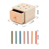 Wooden Color Shape Sorter with Drawer Box – Montessori Learning Toy