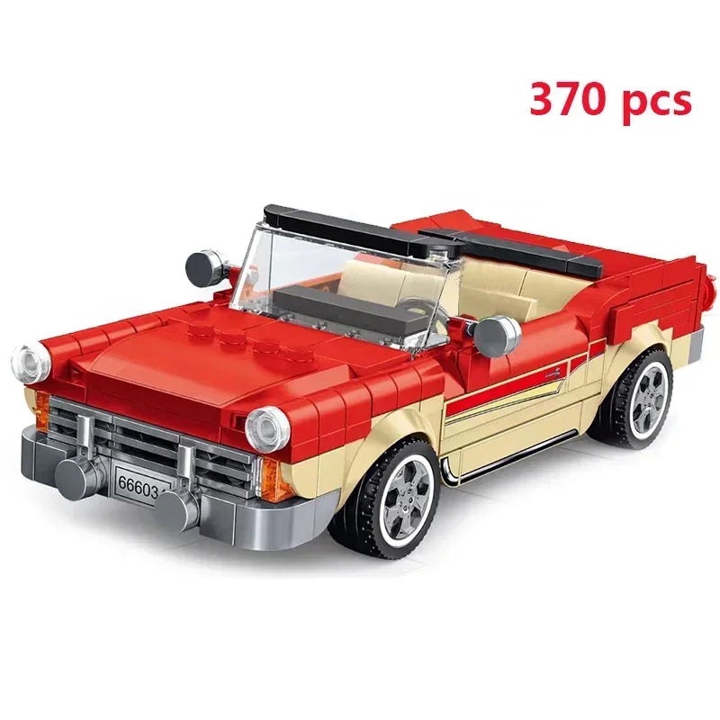 Supercar Model Building Block Kit