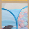 Foldable Kids Ball Pit with Basketball Hoop