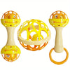 Baby Sensory Rattle Toy Set with Spinning Stacker