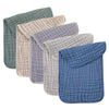 6-Layer Cotton Muslin Baby Burp Cloths (5-Pack)