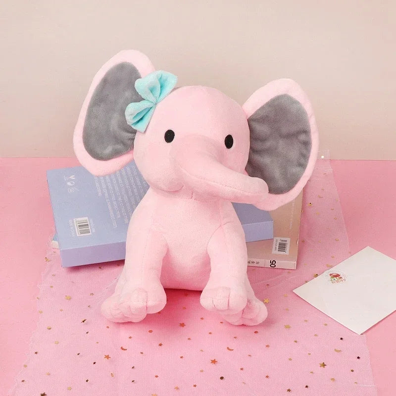 Soft Gray Elephant Plush Toy – Cuddly Stuffed Animal