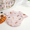 Waterproof Adjustable Baby Bib with Catch Pocket