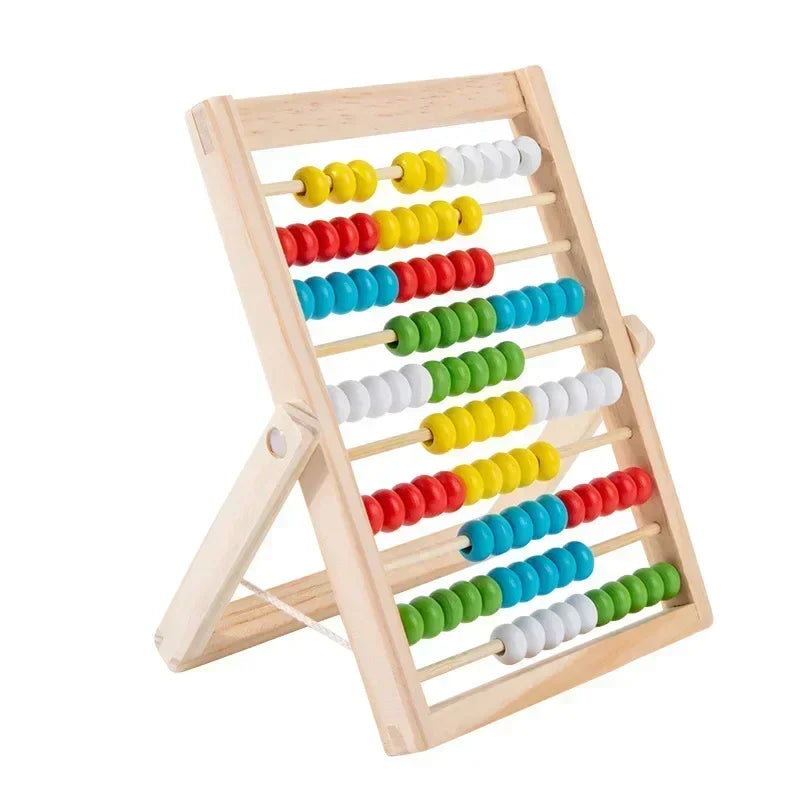 Classic Wooden Abacus with 100 Beads - Educational Counting Toy for Kids