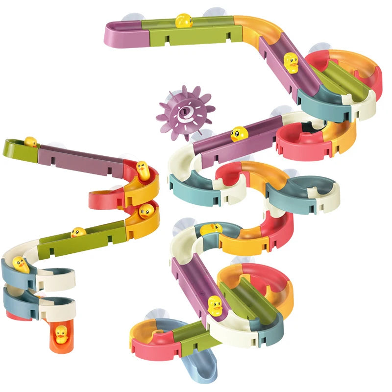 Bath Time Duck Slide Toy Set