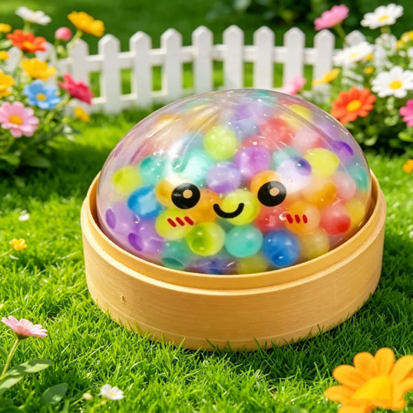 Rainbow Squishy Dumpling Stress Relief Toy