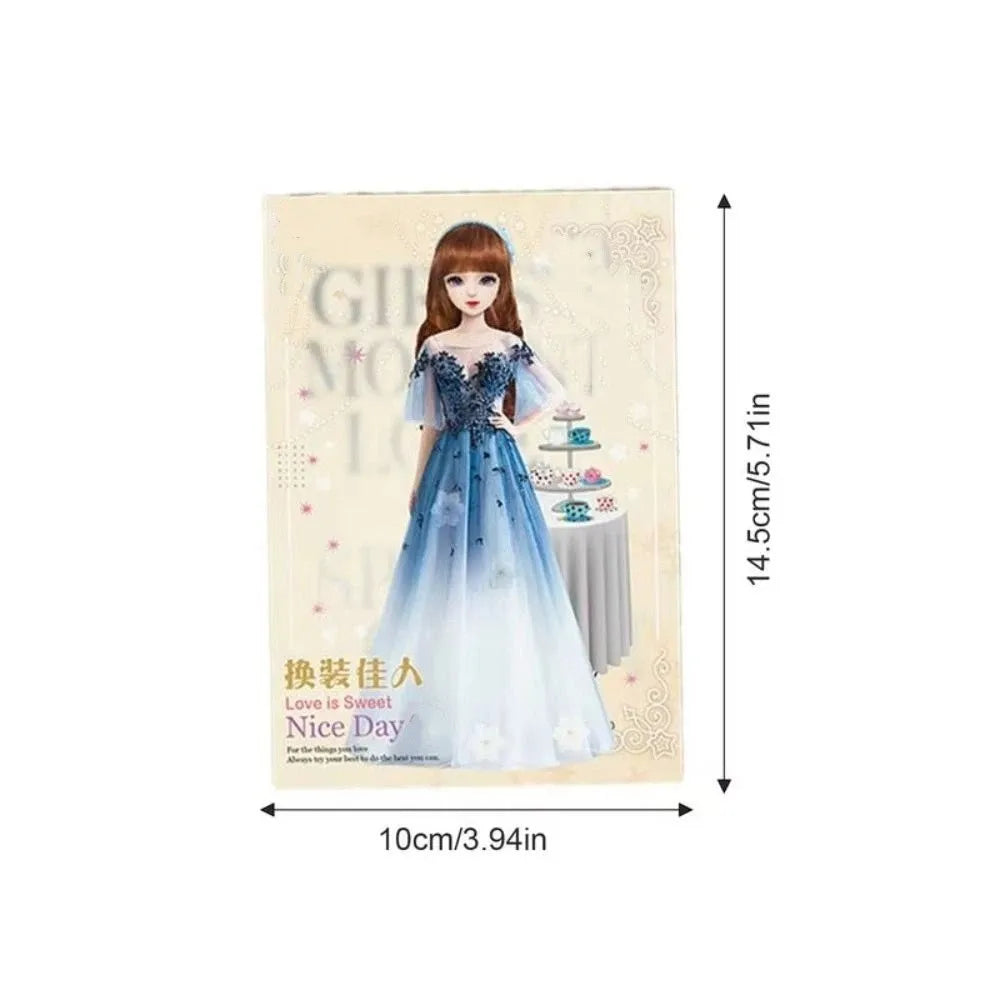Magnetic Princess Dress-Up Play Set for Creative Girls