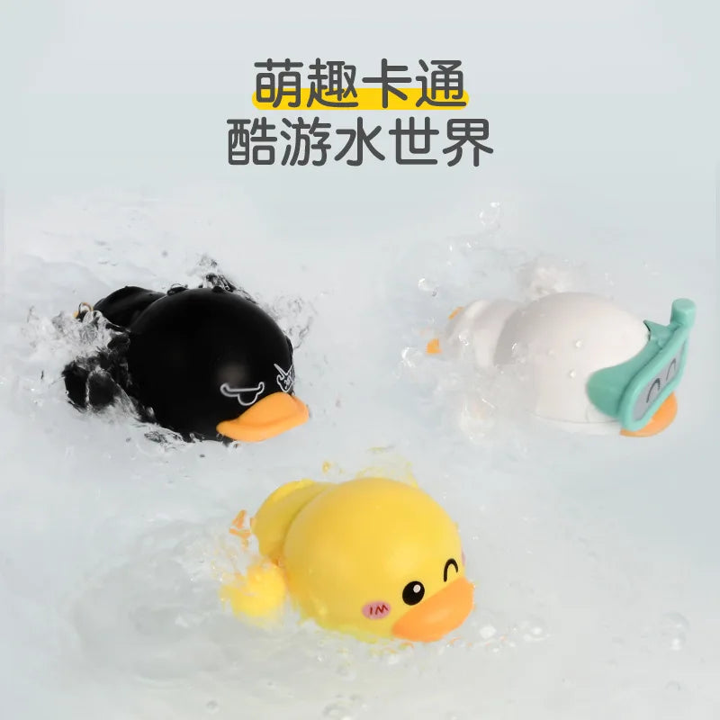 Floating Wind-Up Bath Toys for Toddlers – Cute Animal Clockwork Water Play