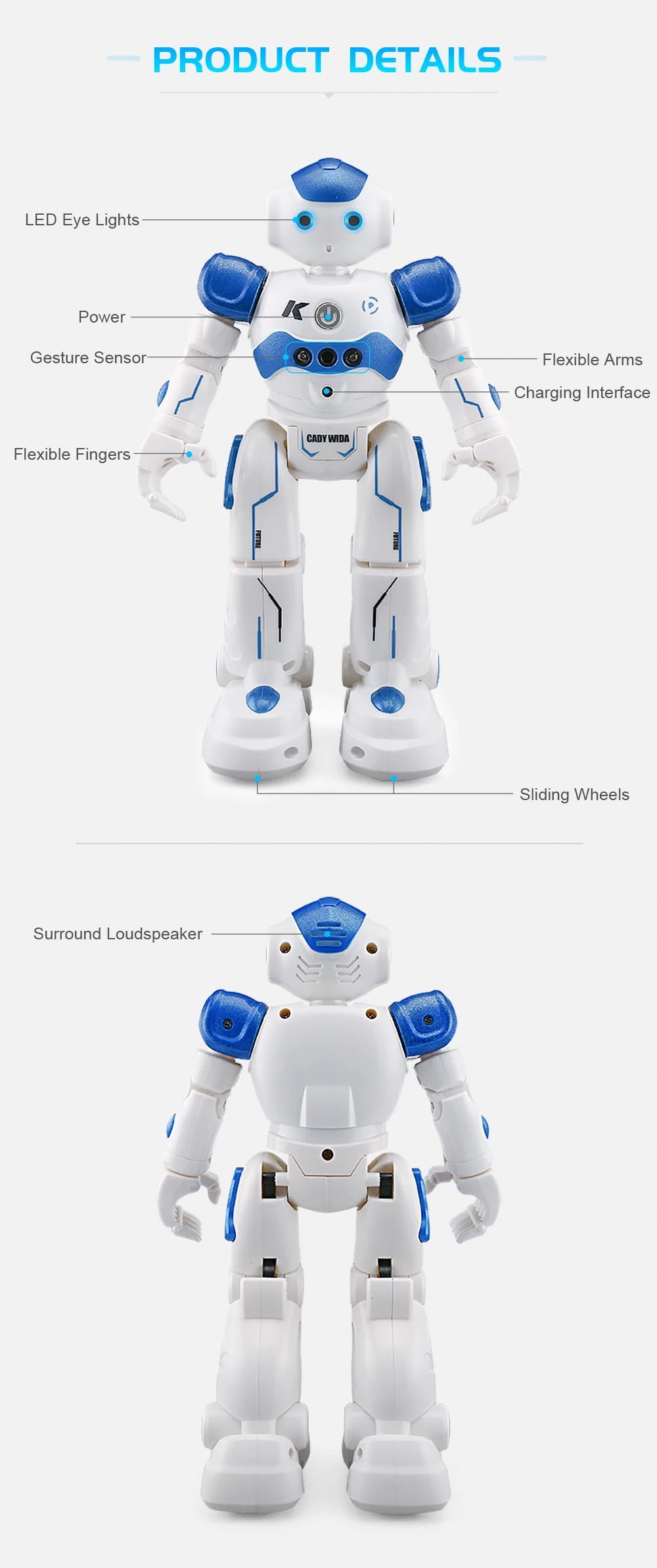 Interactive Gesture-Controlled Robot with Dance and Learning Modes
