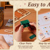 Nostalgic Japanese Corner Shop DIY Book Nook Kit with LED Lighting
