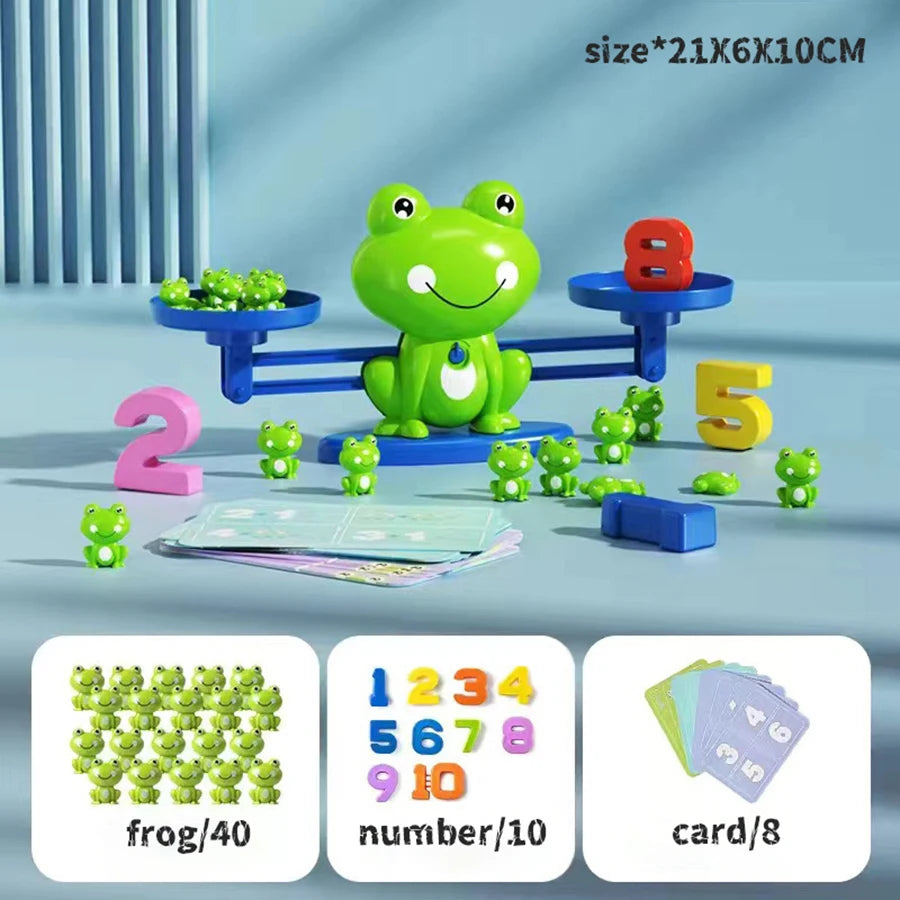 Frog Balance Math Game for Kids – Early Learning Addition & Subtraction Toy