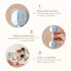 Food-Grade Silicone Rattle Teether for Babies