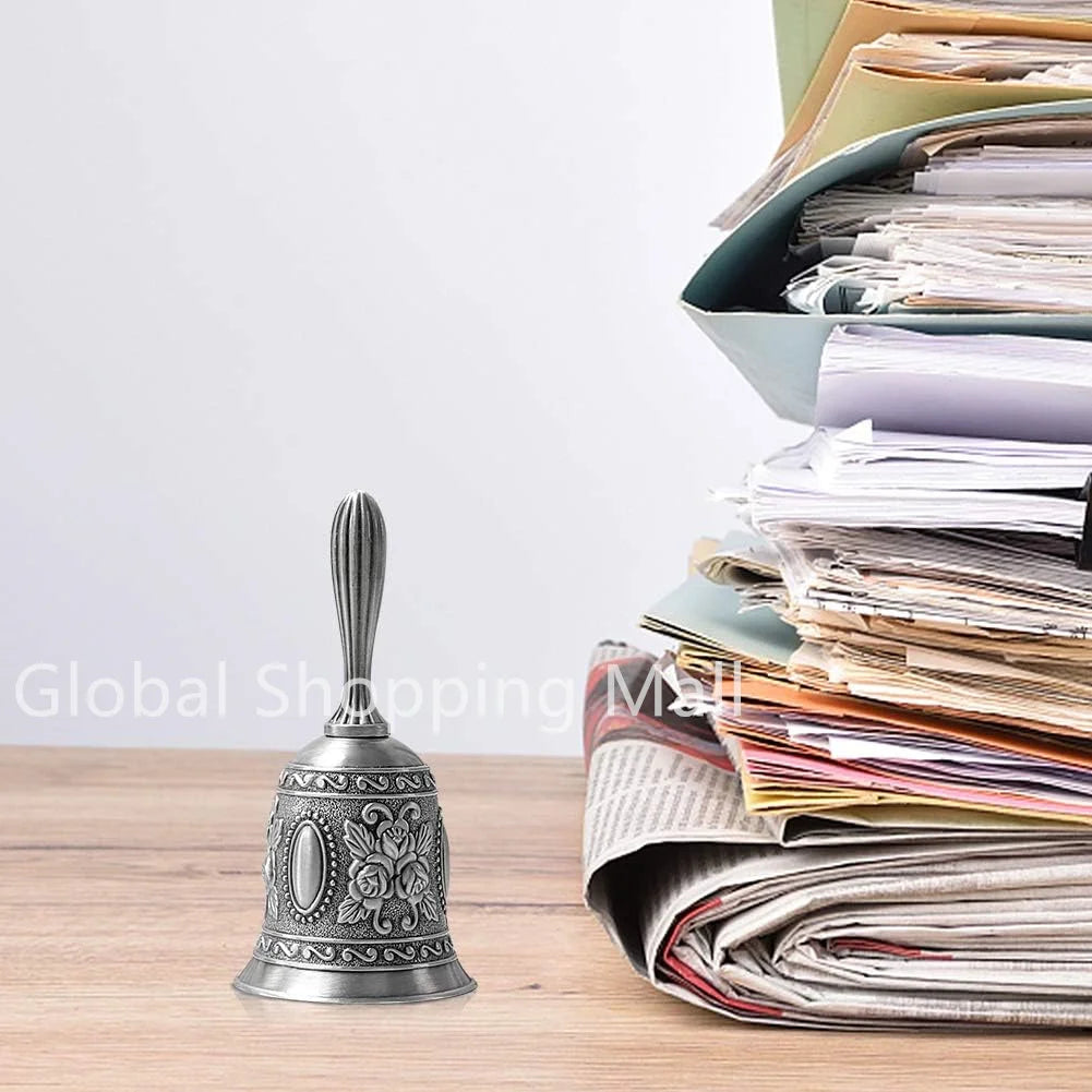 Classic Brass Hand Bell for Service, Weddings & Home Decor