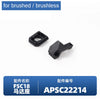 Black plastic part for a brushed or brushless motor, identified as FSC18.