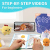 Animal Crochet Kit for Beginners – Complete Starter Set with Step-by-Step Guide