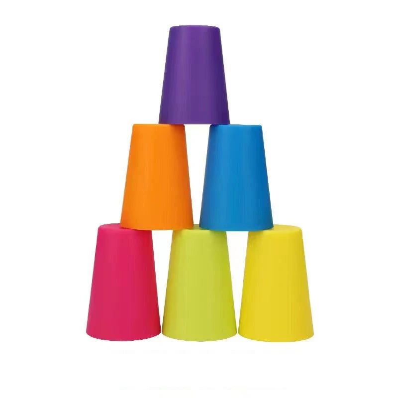 Stack Cup Speed Game with Color Recognition Cards