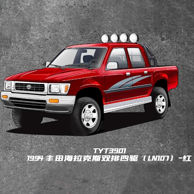 1:64 Scale Diecast Toyota Hilux Collectible Model