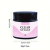 Clear Resin UV Clay for 3D Sculpting and DIY Crafts