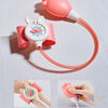 A pink kids doctor play set with a stethoscope and medical tools shown against a white background.