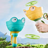 Pull-String Flying Saucer Launcher Toy for Kids