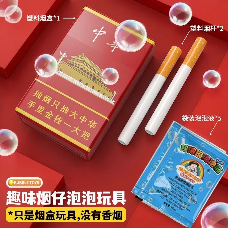 Strip Bubble Blower Party Set with Case and Wands