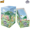 A box of My Little Pony friendship forever trading cards featuring characters like Twilight Sparkle and Rainbow Dash.